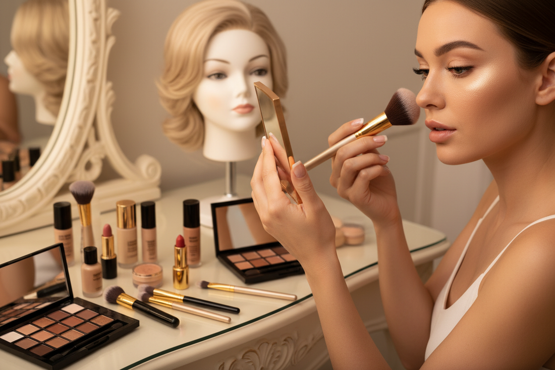 "Glowing Skin Secrets: Makeup Tips for Wig Wearers"