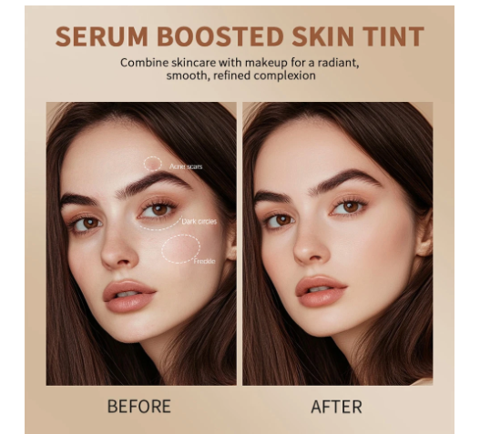 Serum Boosted Skin Tint Foundation Stick | Moisturizing, Non-Sticky & Buildable Coverage